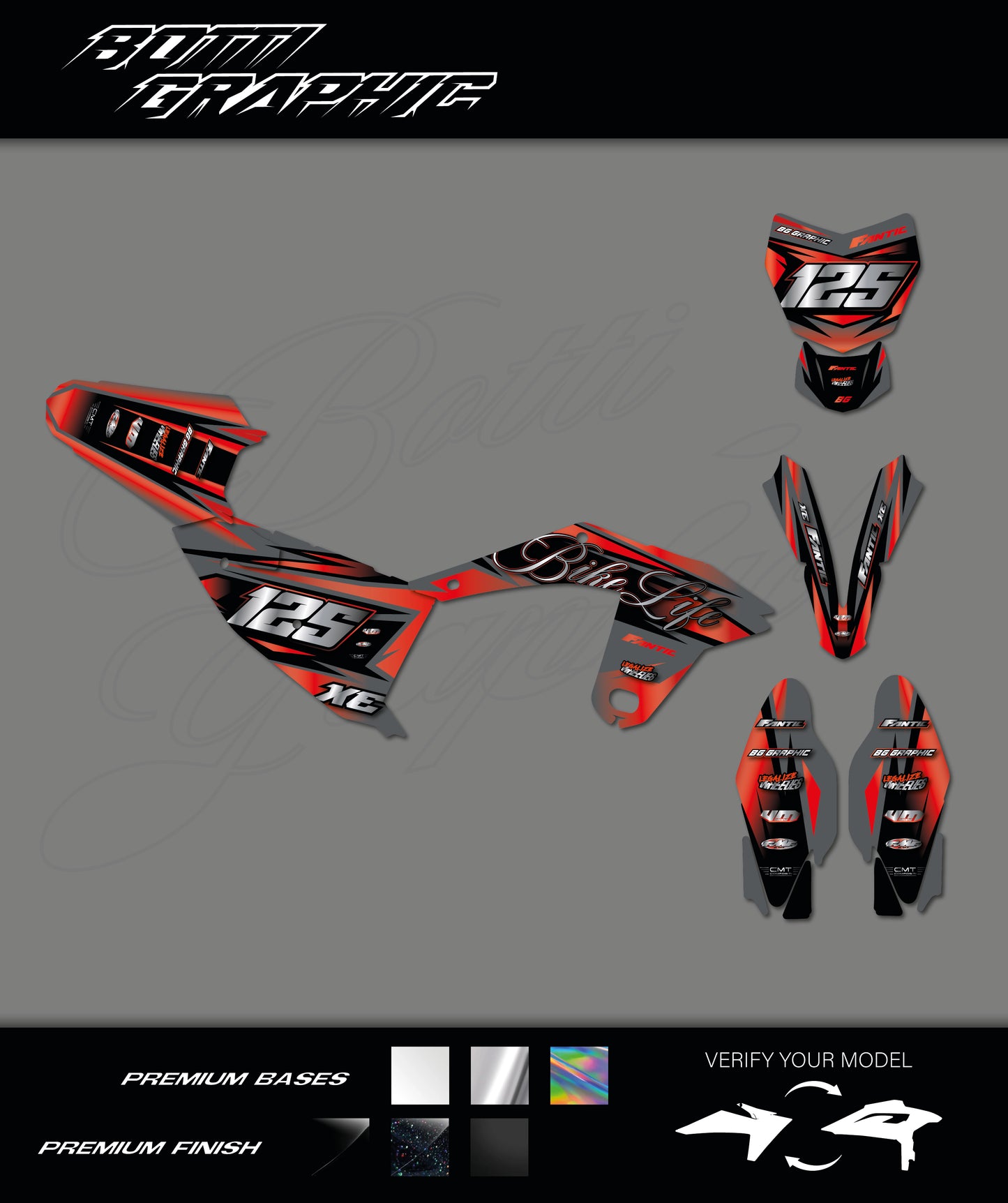 FANTIC XE - GRAPHIC KIT