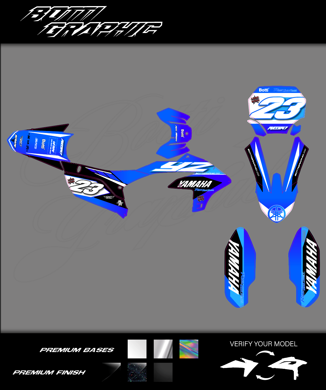 YAMAHA RACING - GRAPHIC KIT