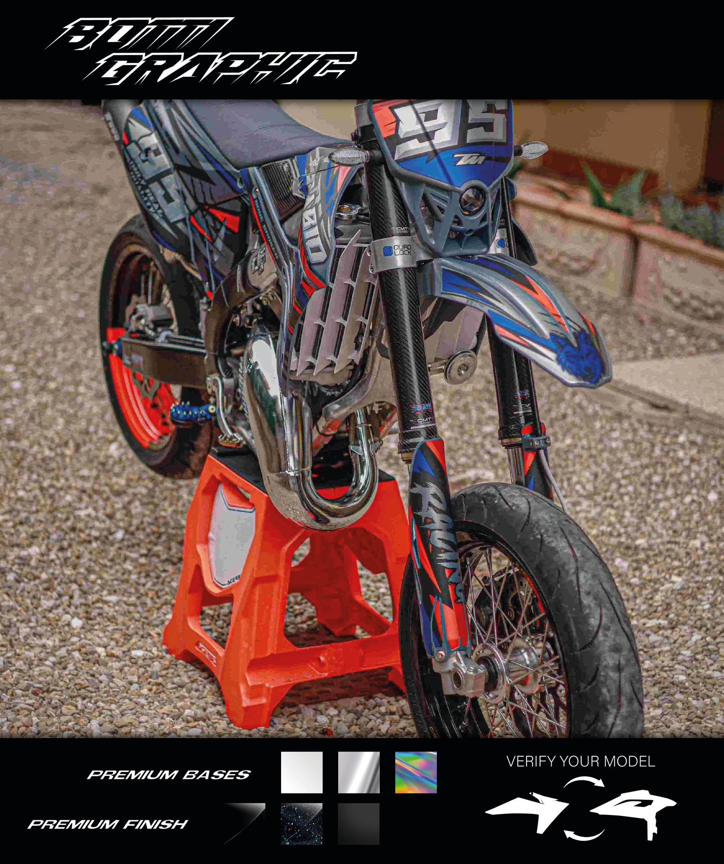 ADESIVI 50/50 PER CERCHIO SUPERMOTO