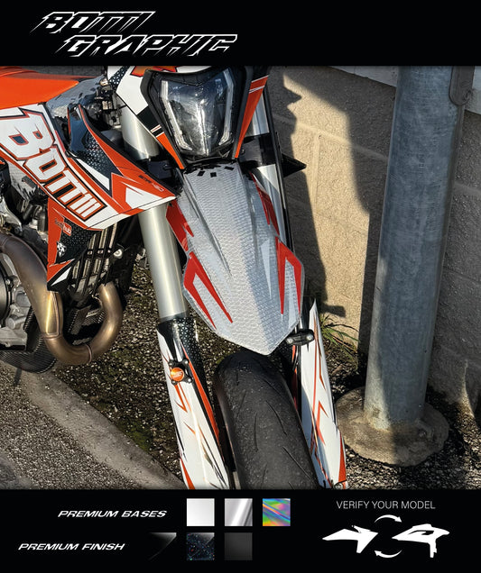 TRANSPARENT FRONT FENDER GRAPHIC