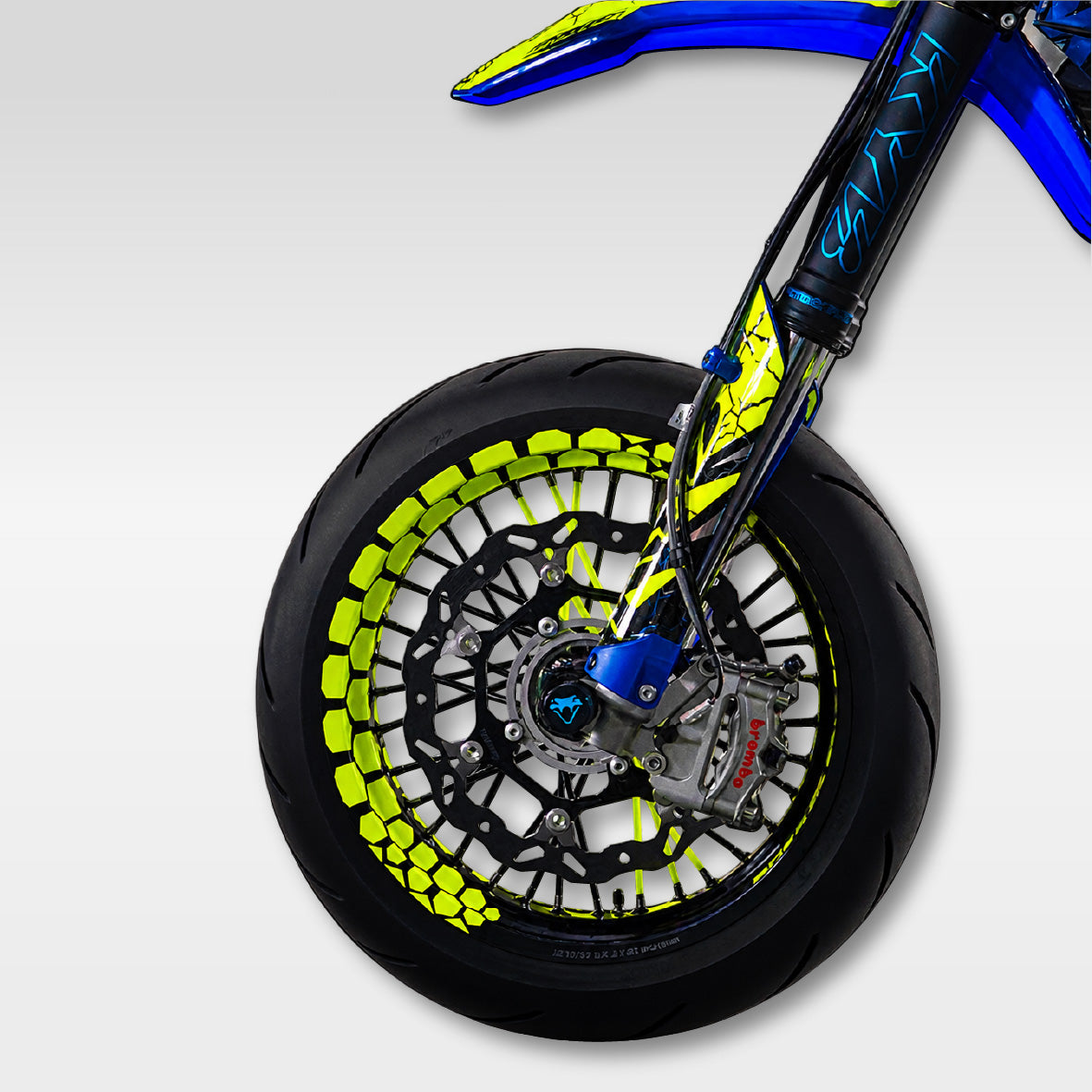 HEXAGONAL RIMS STICKERS