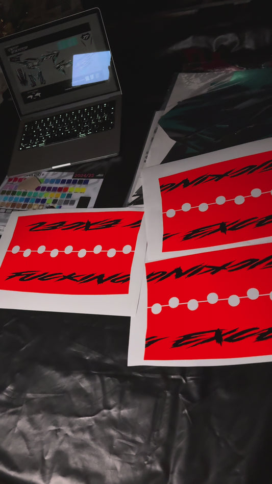 ADESIVI CUSTOM 50/50 PER CERCHIO SUPERMOTO